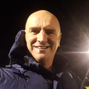 Peter Curtis, founder of North East Sport, on the floodlit pitch at Monkwearmouth Academy
